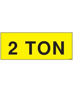2 Ton Capacity Label (00196706)