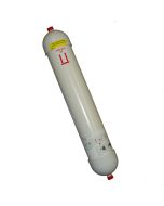 Replacement cartridge for water deionizing system.