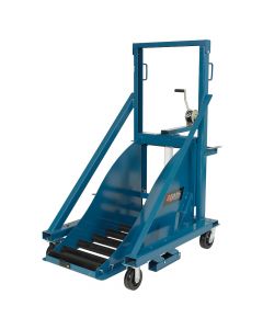 The BHS Winch Model Battery Transfer Carriage has an adjustable height of 5.5″ to 23.5″ and is available in two roller widths.