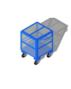 The BHS Cylinder Transporter Cage is a heavy-duty formed and welded cage used to securely store and transport small cylinders.