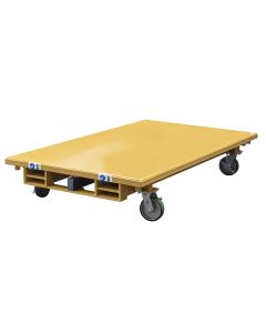 Flat Deck Carts allow users to transport bulk quantities of materials quickly and safely, without the risk of injury. Model FDC-7242 pictured.
