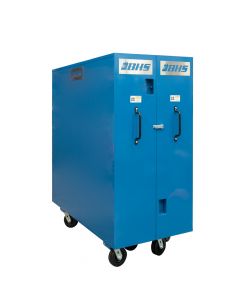 Bifold High Value Carts open along a central hinge, offering access to tools, PPE, and more. Padlock the cart to secure materials after hours.