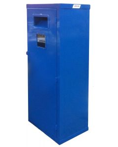 The High Value Cart Dropbox is a steel container for valuables that is ideal for outdoor use or industrial applications.