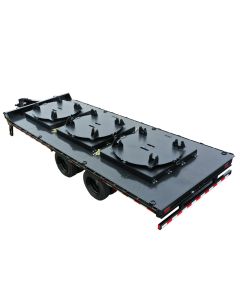 The Parallel Reel Payout Trailer (PRP-TRL) is a total turn-key solution for on-site cable pulling.