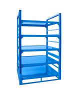 The Modular Material Rack is a reliable and customizable storage solution that adapts to your requirements. 