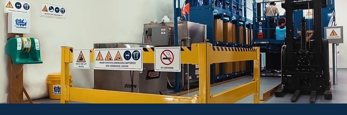 Forklift Battery Room Best Practices
