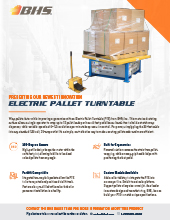 Download product literature on BHS Electric Pallet Turntable