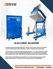 Download product literature on BHS Gaylord Dumpers