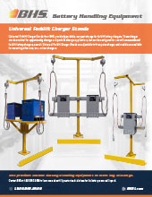 Download product literature on BHS Universal Forklift Chargers Stands