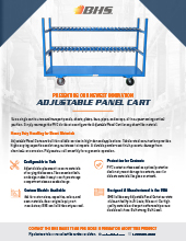 Download product literature on the BHS Adjustable Panel Cart