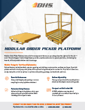Download product literature on the BHS Modular Order Picker Platform