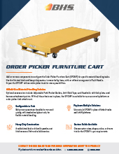 Download product literature on the BHS Order Picker Furniture Cart
