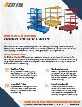 Download product literature on BHS Order Picking Carts
