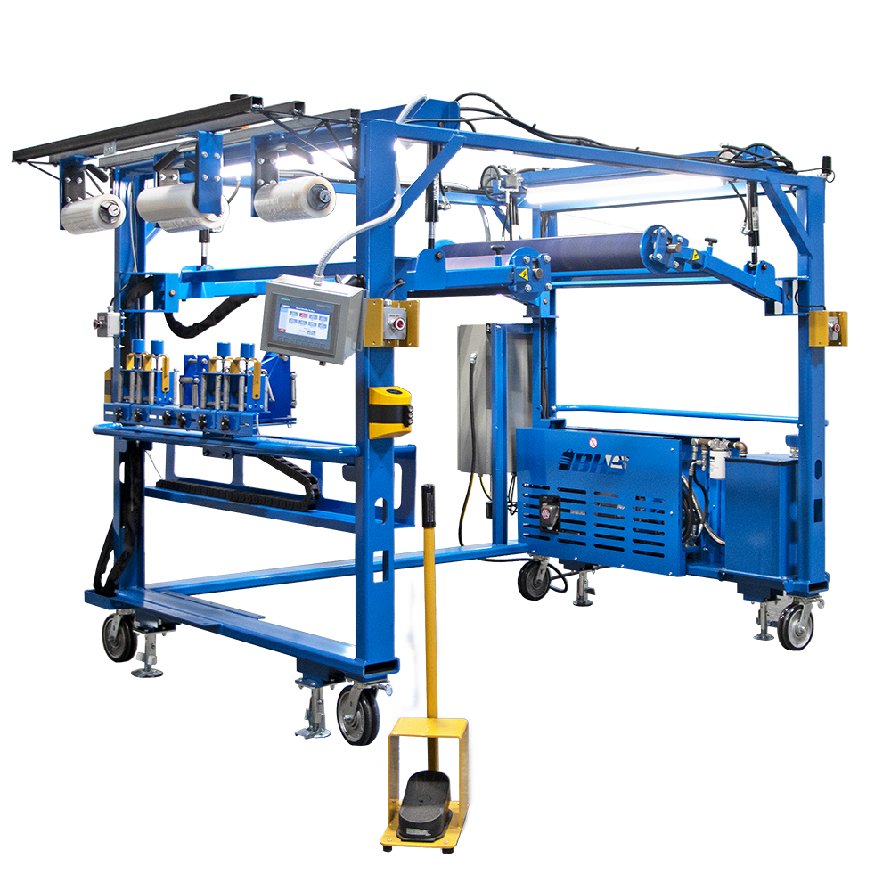 spool winding trolley with IIoT integration